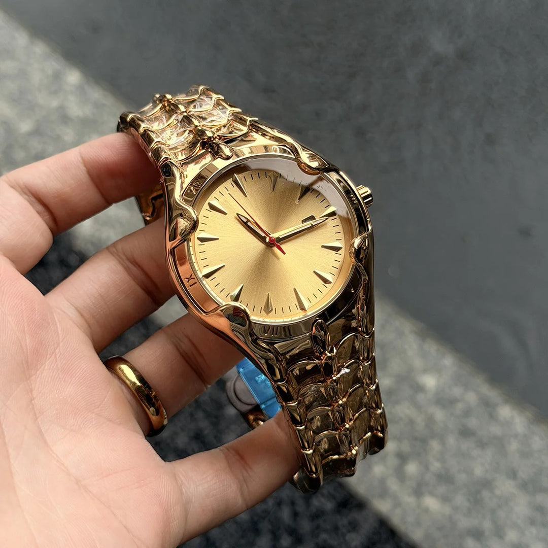Molten Crinkle Dial Watch