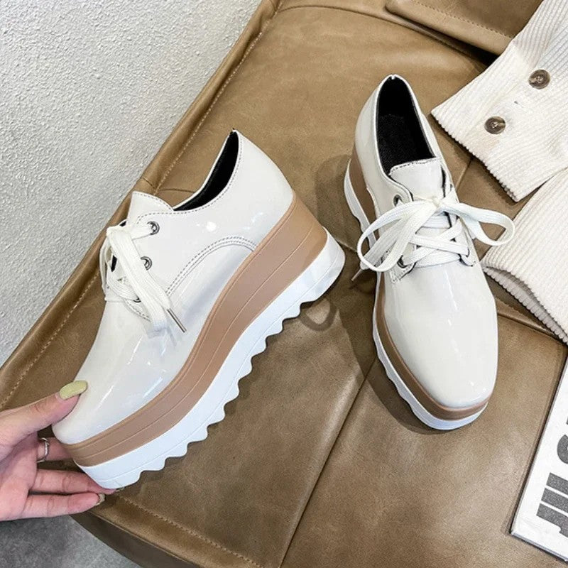 Lustra Platform Lace-Up Sneakers