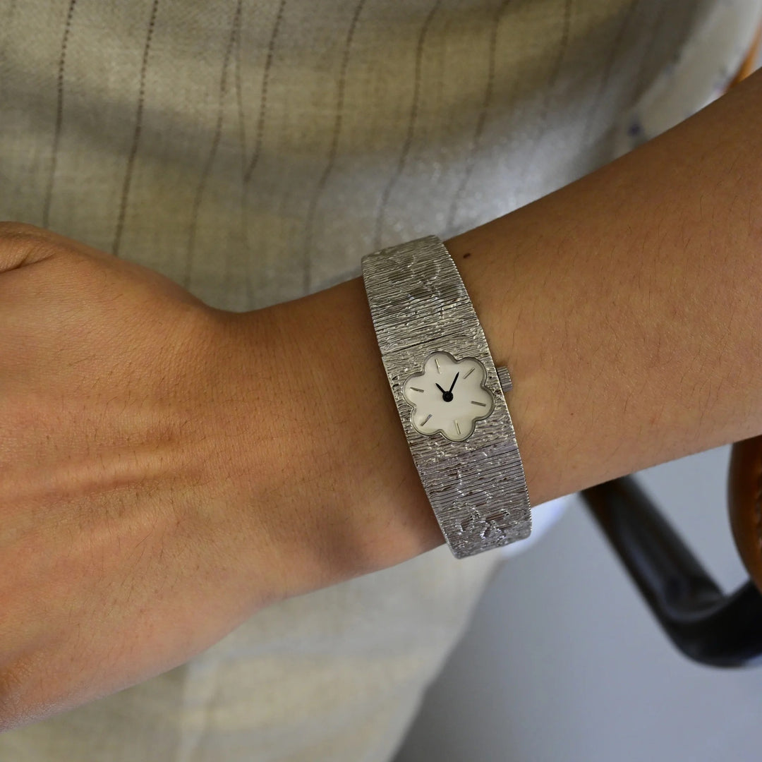 Petal Dial Cuff Watch
