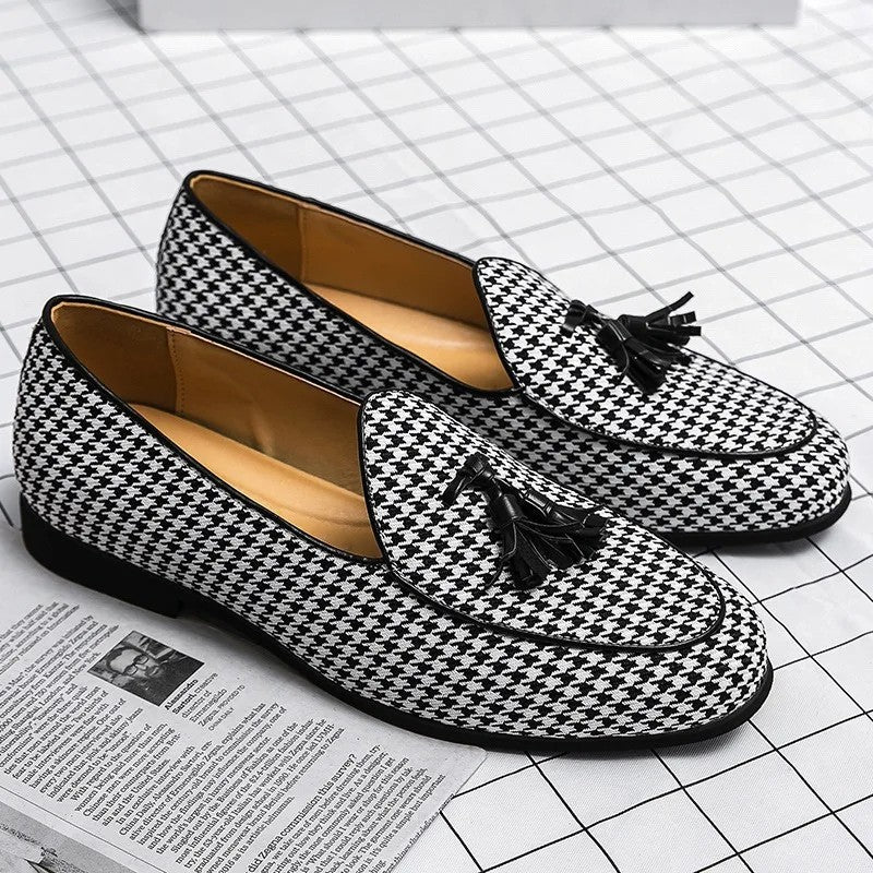 Checkmate Tassel Loafers
