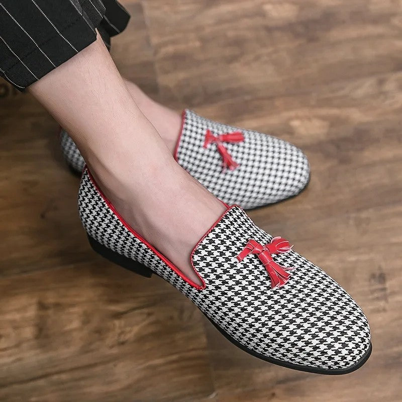 Checkmate Tassel Loafers