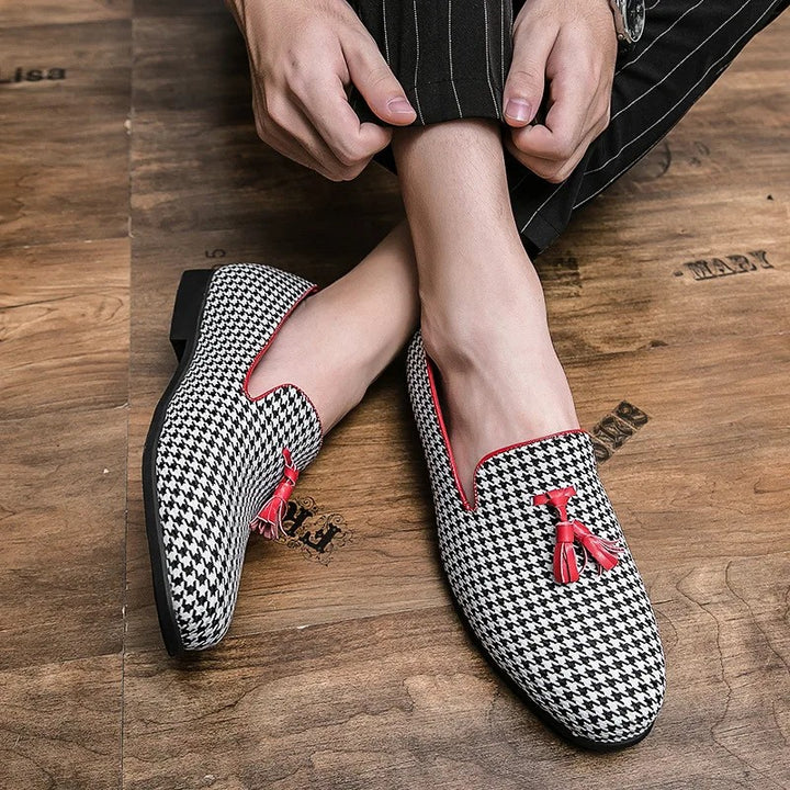 Checkmate Tassel Loafers