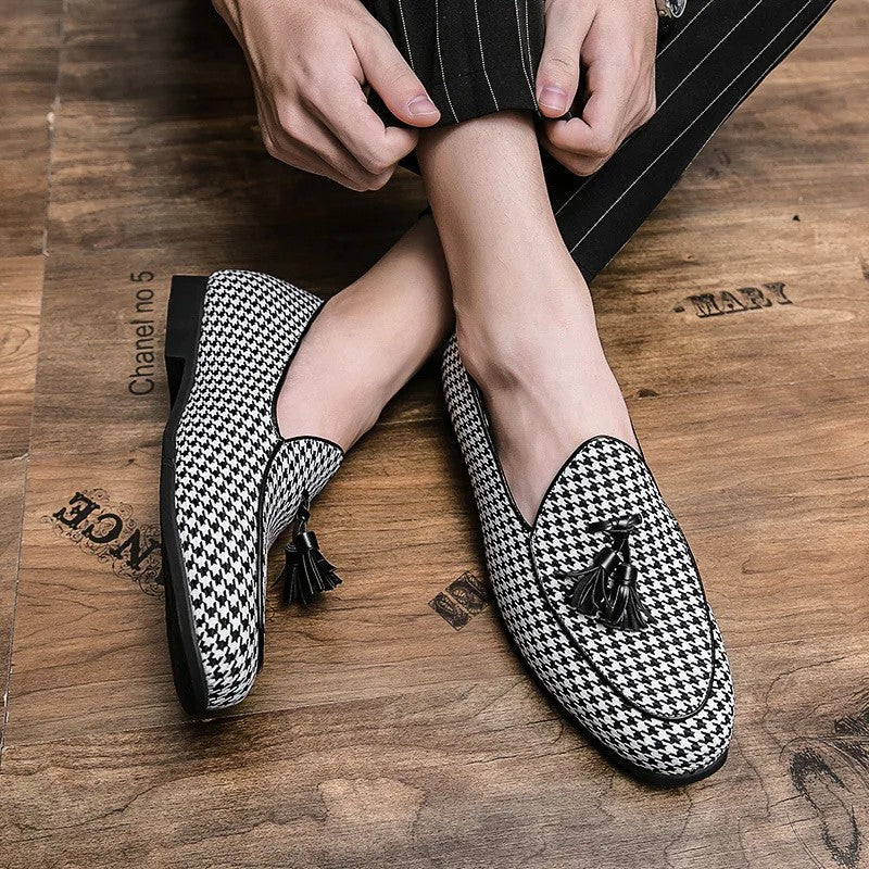 Checkmate Tassel Loafers