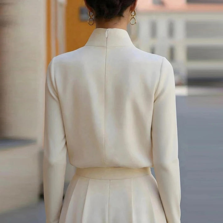 Mandarin Notch Blouse