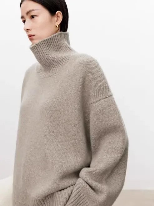 Neve Cashmere Turtleneck Sweater