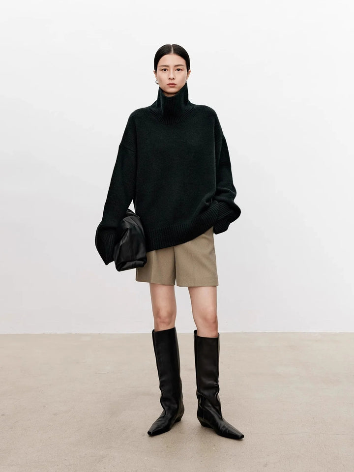 Neve Cashmere Turtleneck Sweater