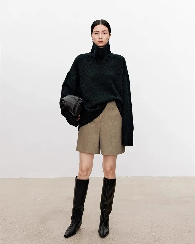 Neve Cashmere Turtleneck Sweater