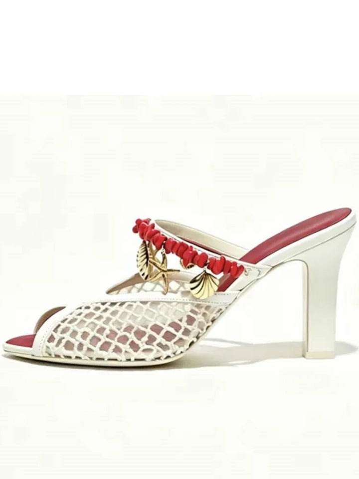 Sirena Charm Mesh Mules