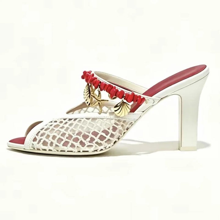 Sirena Charm Mesh Mules