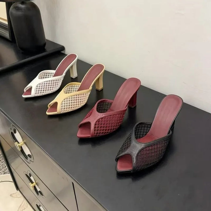 Sirena Charm Mesh Mules