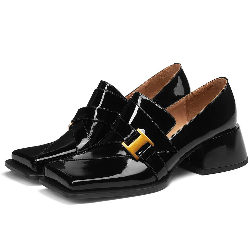 Lustria Buckle Loafers