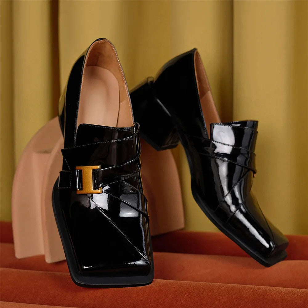 Lustria Buckle Loafers