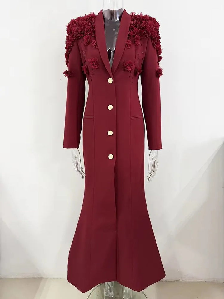 Fioretta Appliqué Maxi Dress
