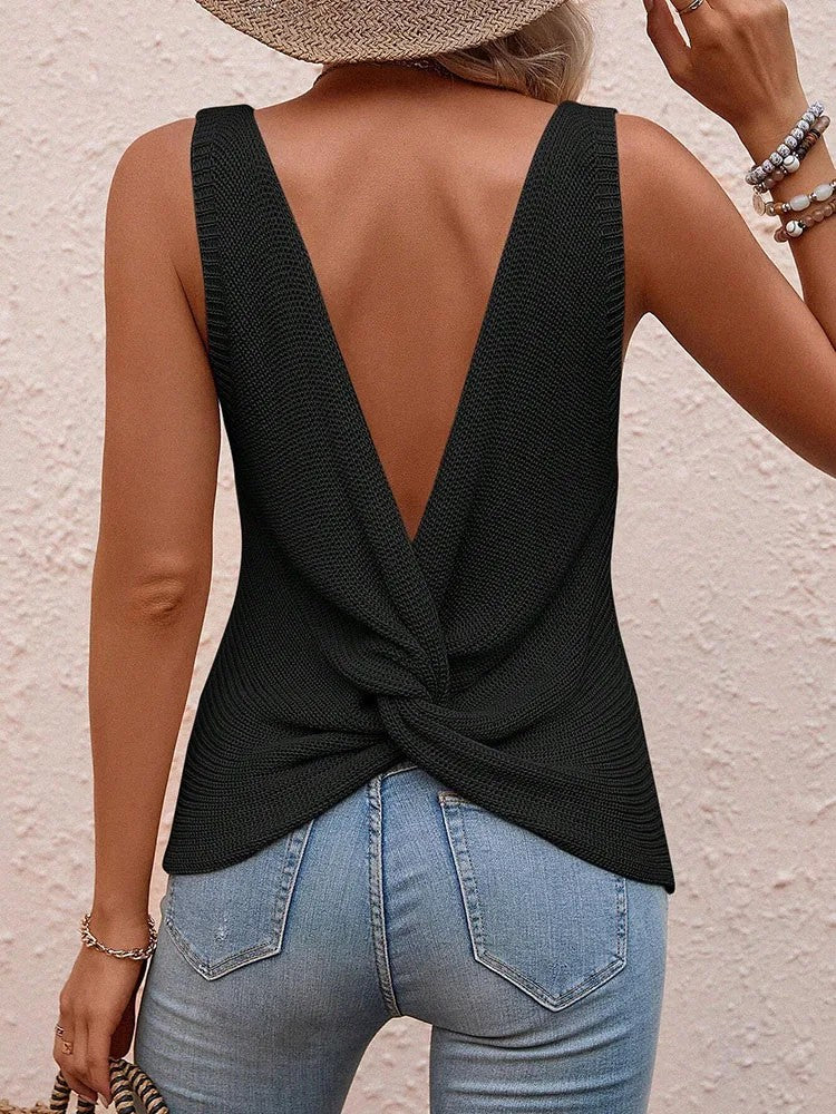 Alessia Twist-Back Tank