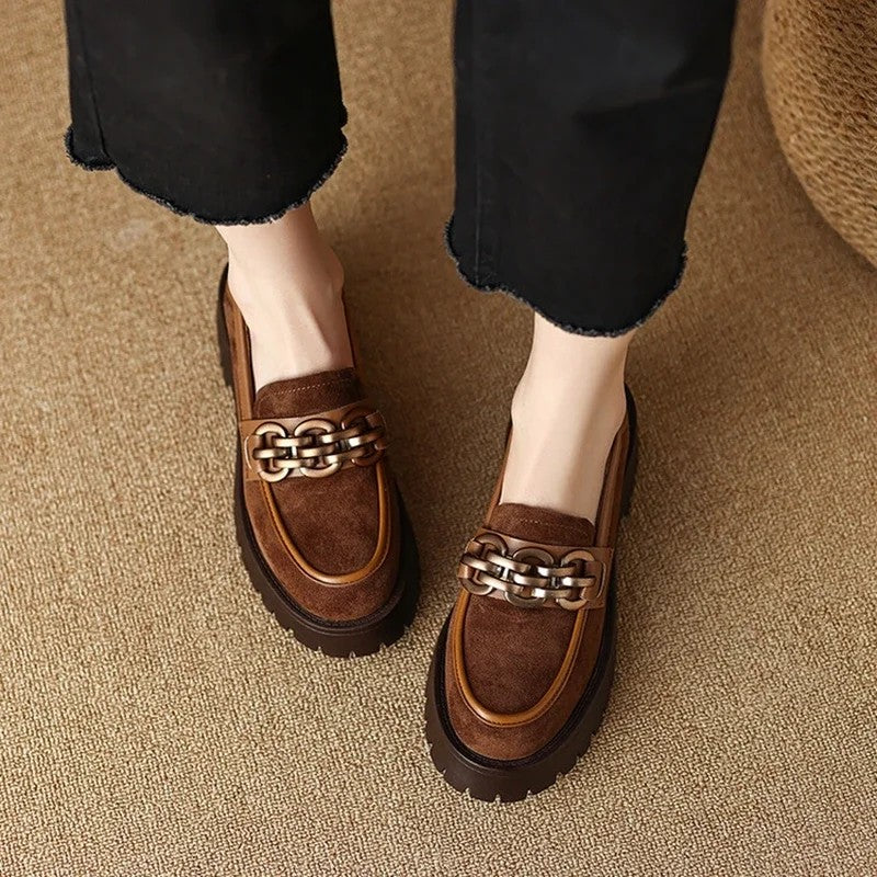 Anwen Chain Platform Loafers