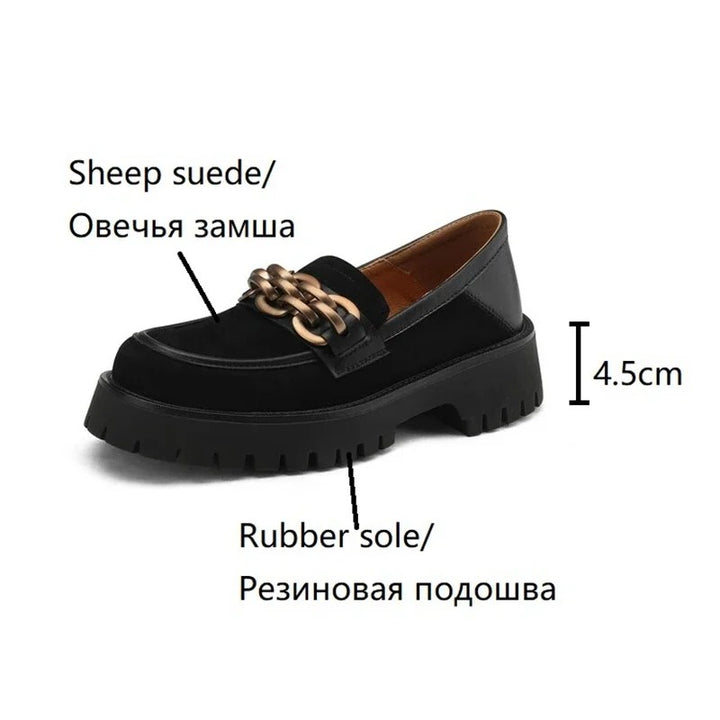 Anwen Chain Platform Loafers
