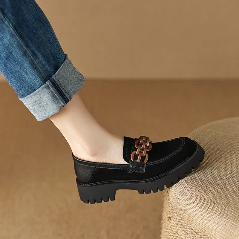Anwen Chain Platform Loafers