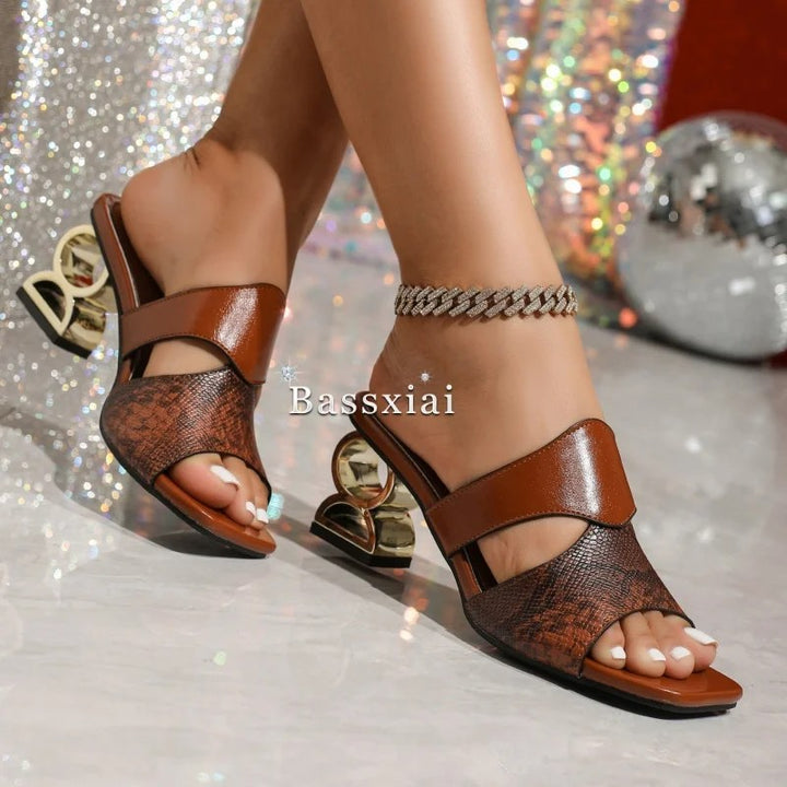 Anello Sculpted Heel Mules