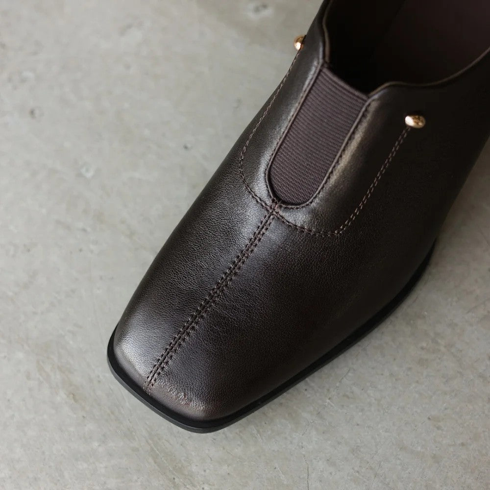 Aurelia Gold-Heel Loafers