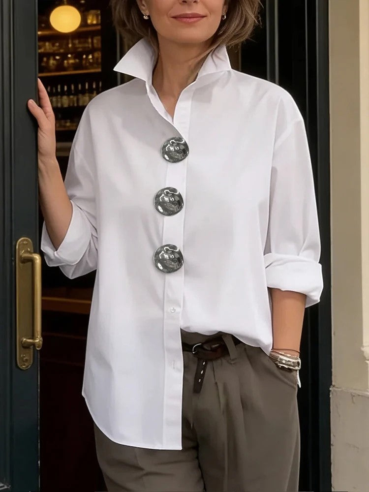 Sterling Button Blouse