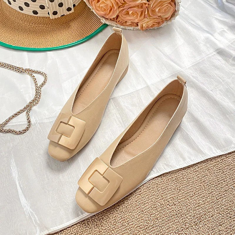 Lamplight Buckle Flats