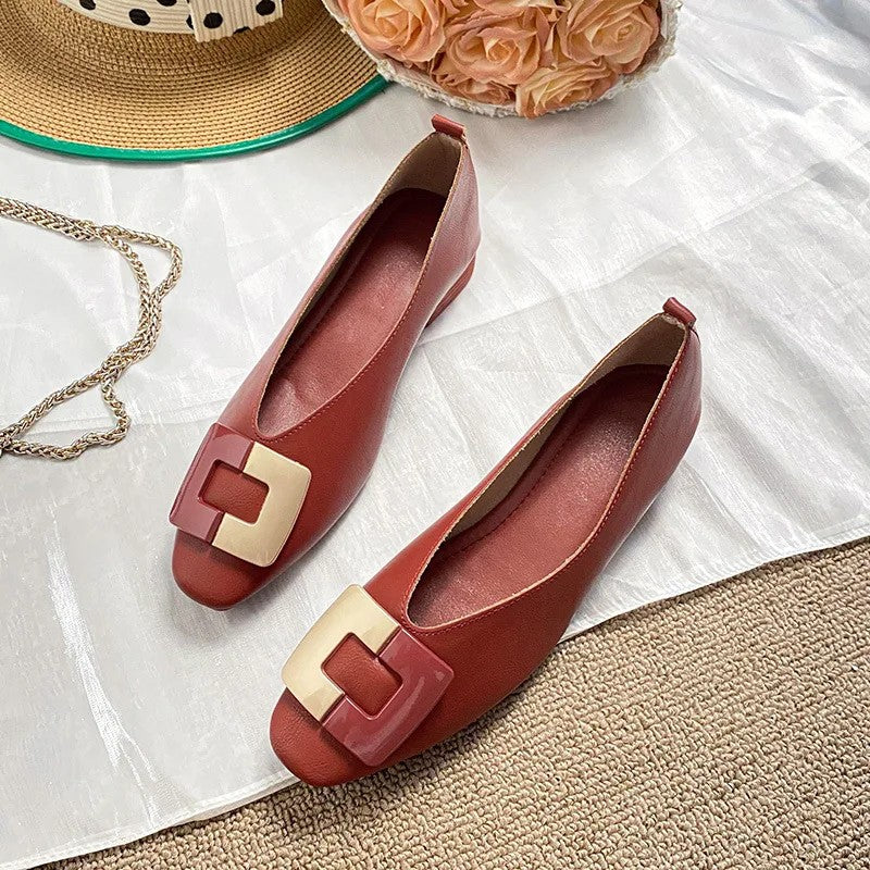 Lamplight Buckle Flats