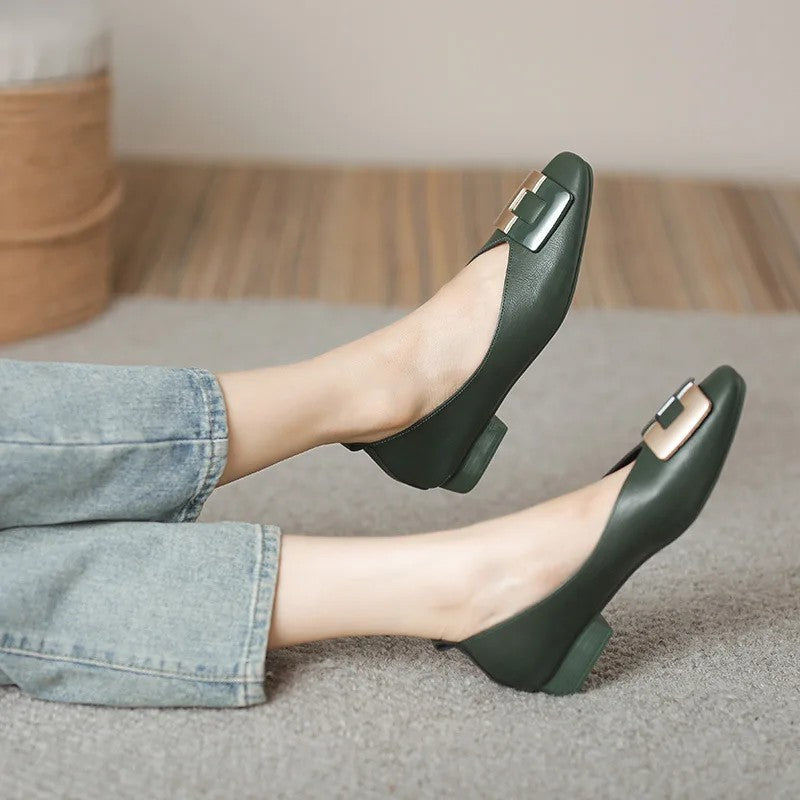 Lamplight Buckle Flats