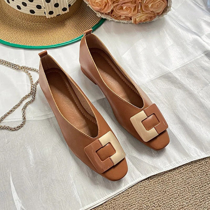 Lamplight Buckle Flats