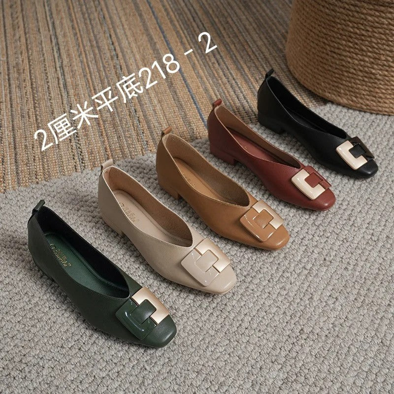 Lamplight Buckle Flats