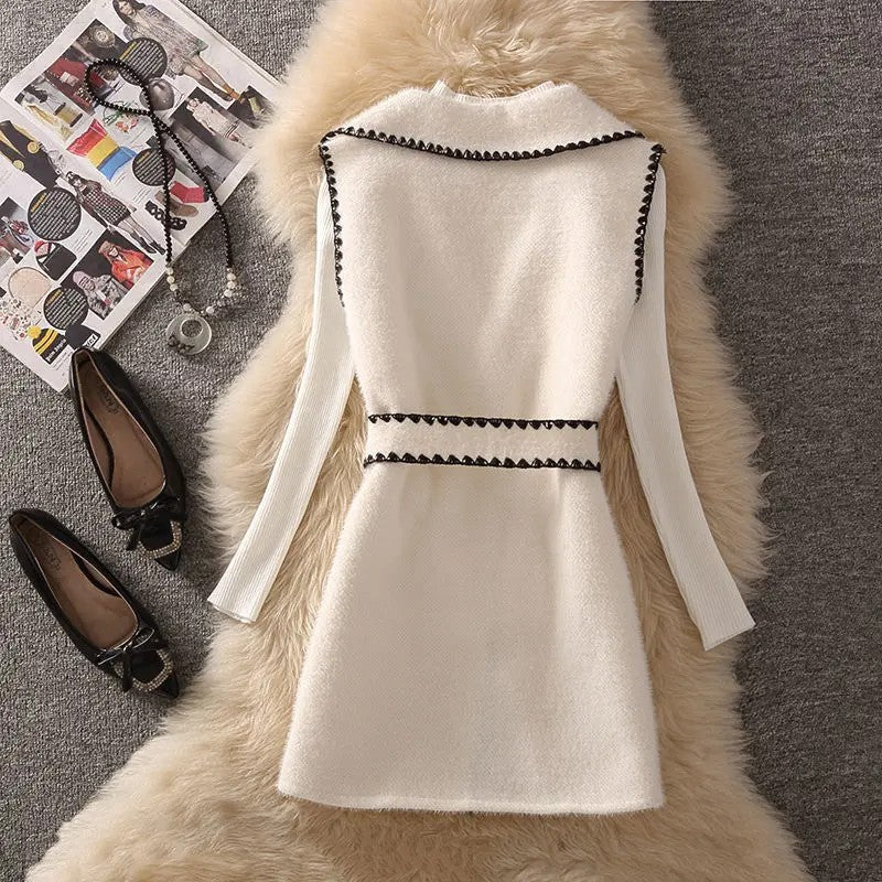 Coquette Whipstitch Vest Set