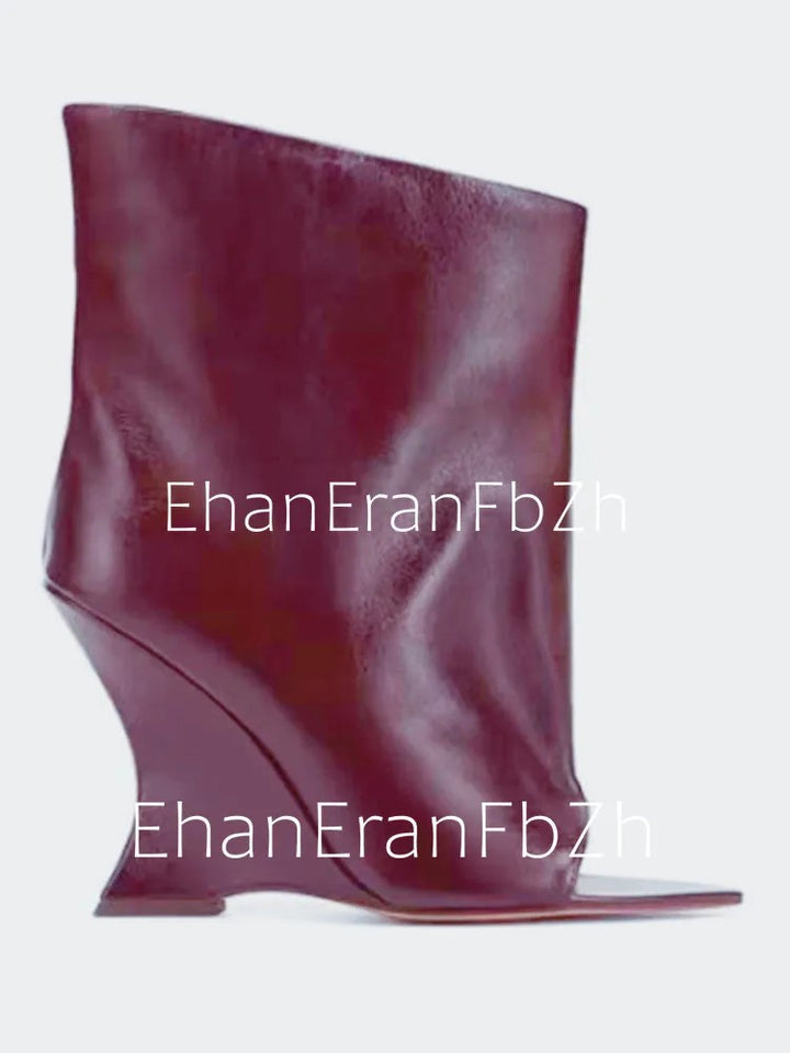 Falcata Wedge Ankle Boots