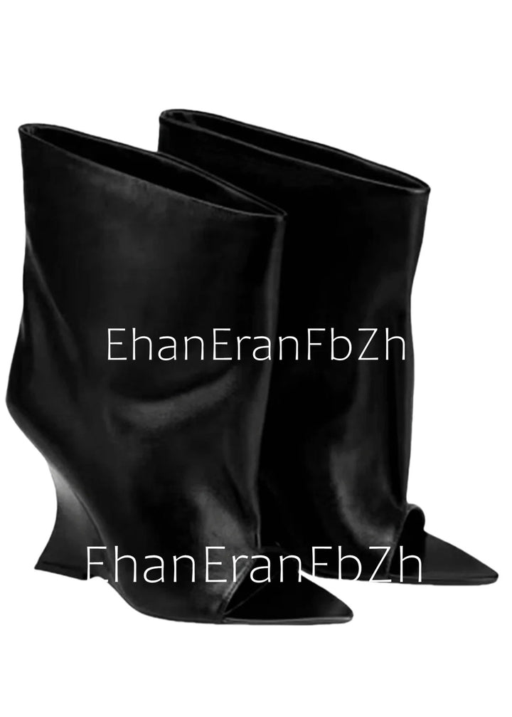 Falcata Wedge Ankle Boots