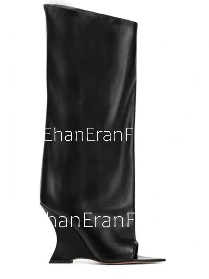 Falcata Wedge Ankle Boots