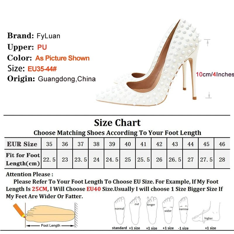 Baronessa Spike Stiletto Pumps