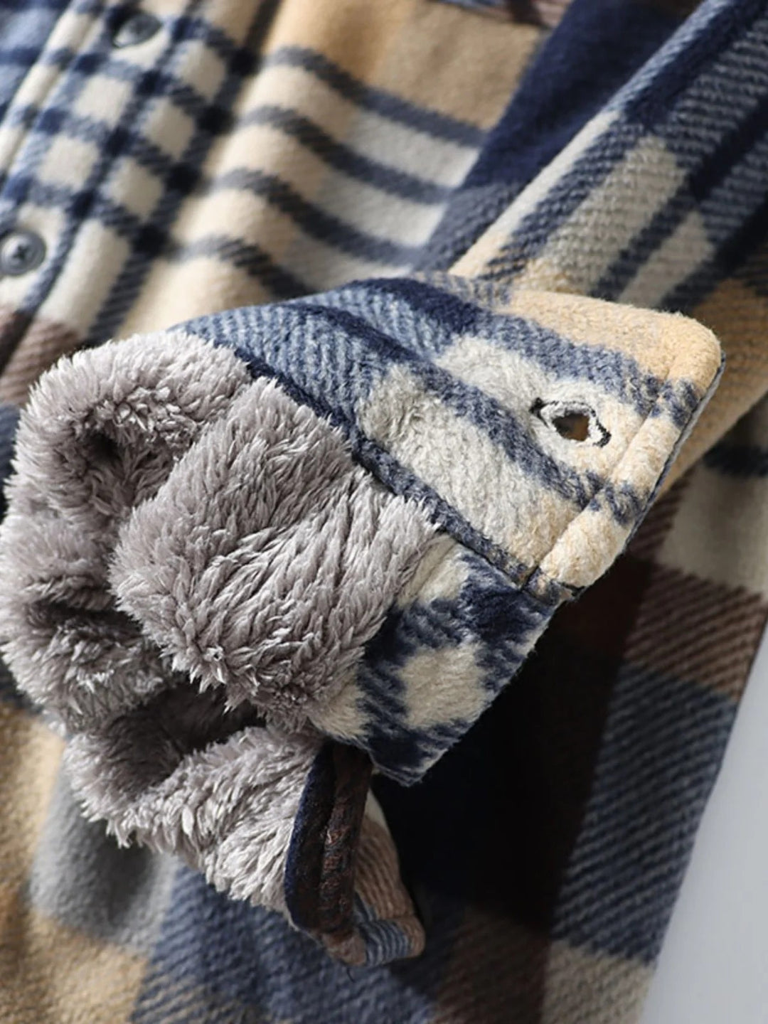 Timberline Fleece Plaid Overshirt