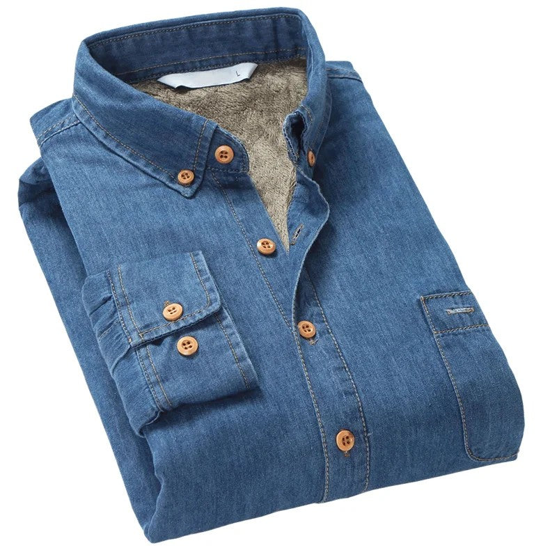 Homestead Fleece Denim Shirt