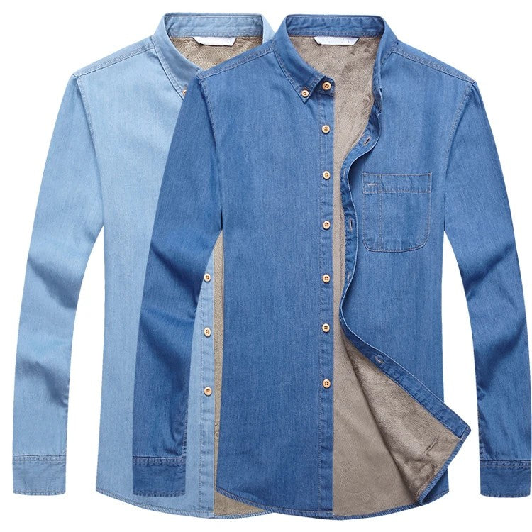 Homestead Fleece Denim Shirt