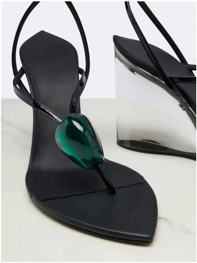 Nettare Drop Wedge Sandals
