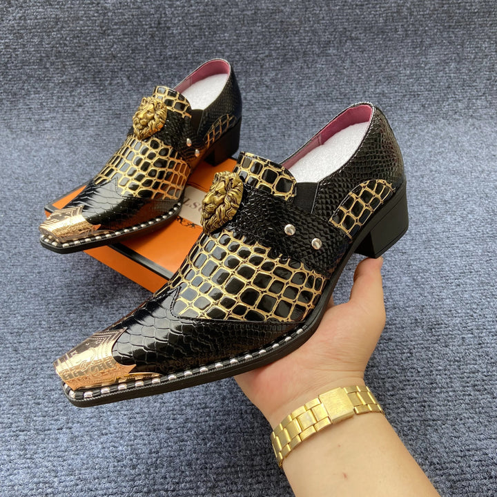 Leone Crest-Toe Loafers
