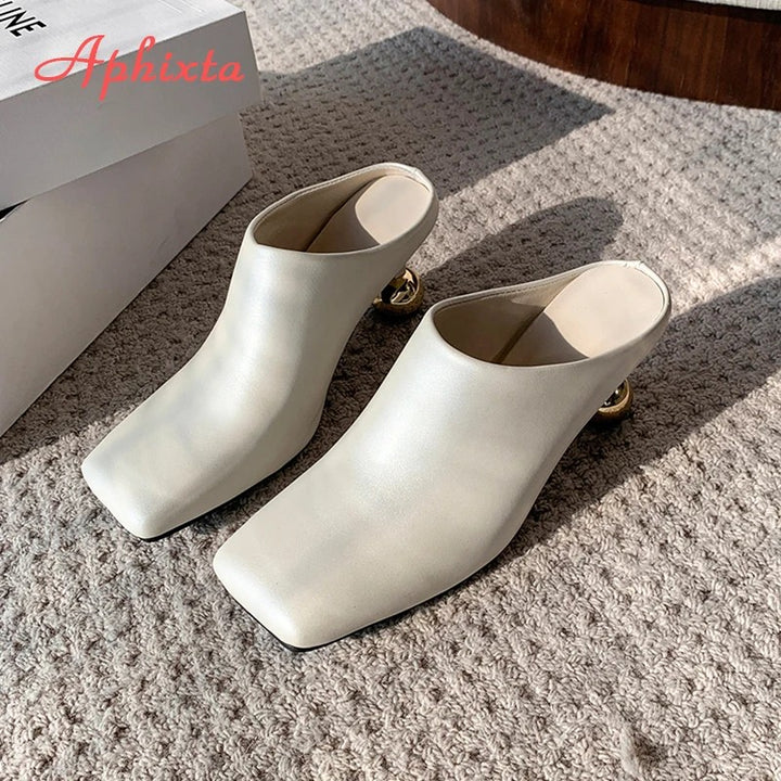 Orbita Sculpted Heel Mules