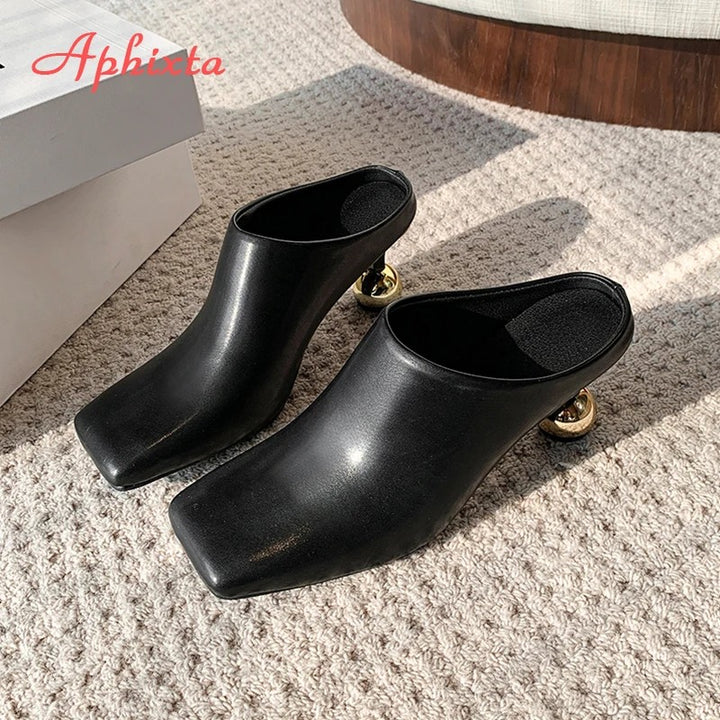 Orbita Sculpted Heel Mules