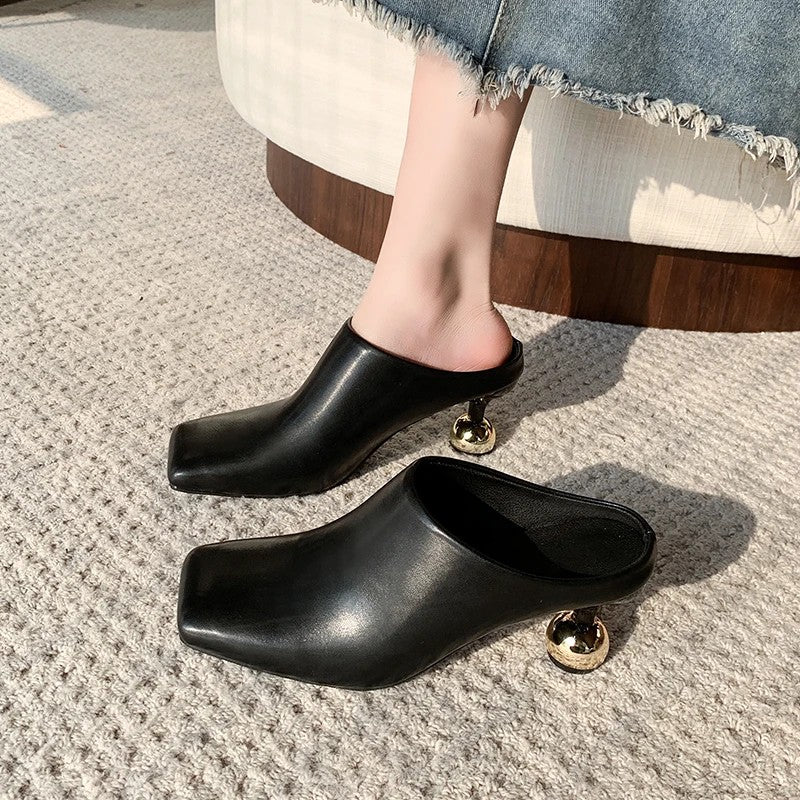 Orbita Sculpted Heel Mules