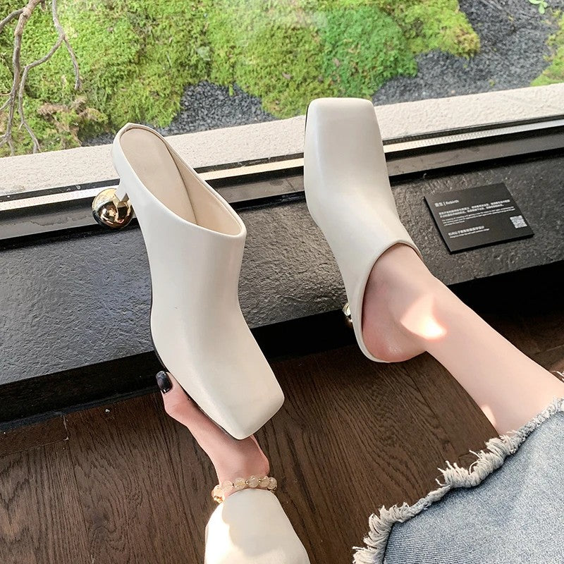 Orbita Sculpted Heel Mules