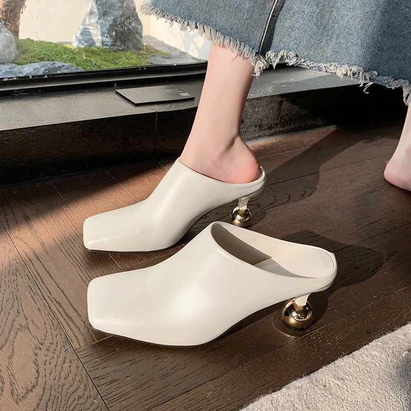Orbita Sculpted Heel Mules