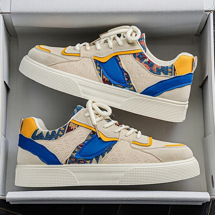 Bazaar Woven-Panel Sneakers