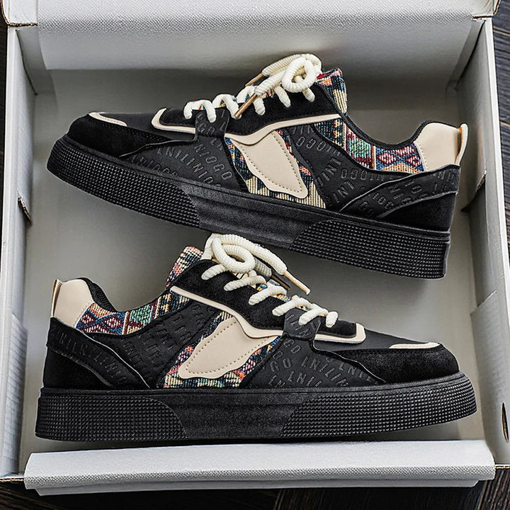 Bazaar Woven-Panel Sneakers