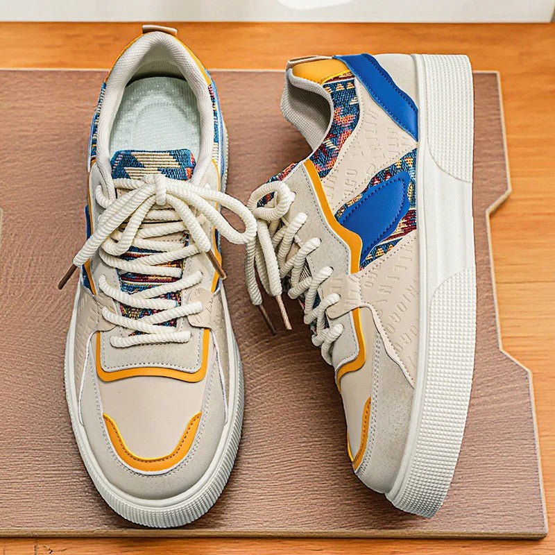 Bazaar Woven-Panel Sneakers