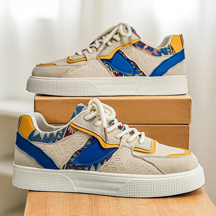 Bazaar Woven-Panel Sneakers