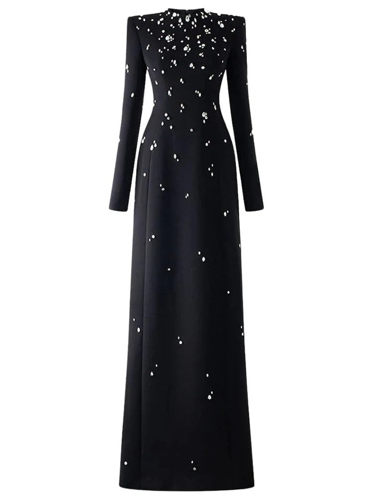 Stellare Beaded Maxi Dress