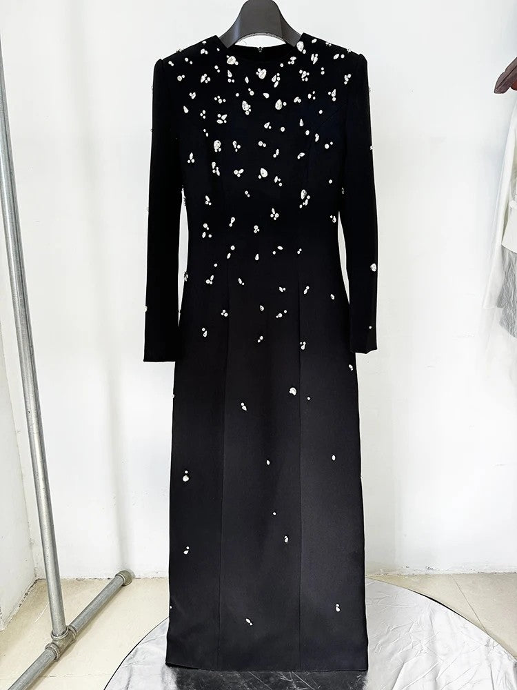 Stellare Beaded Maxi Dress